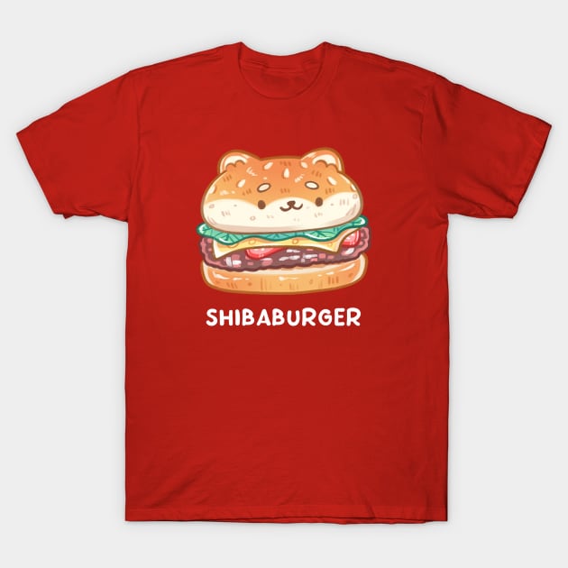 Shibaburger! T-Shirt by Kukoo.Kat